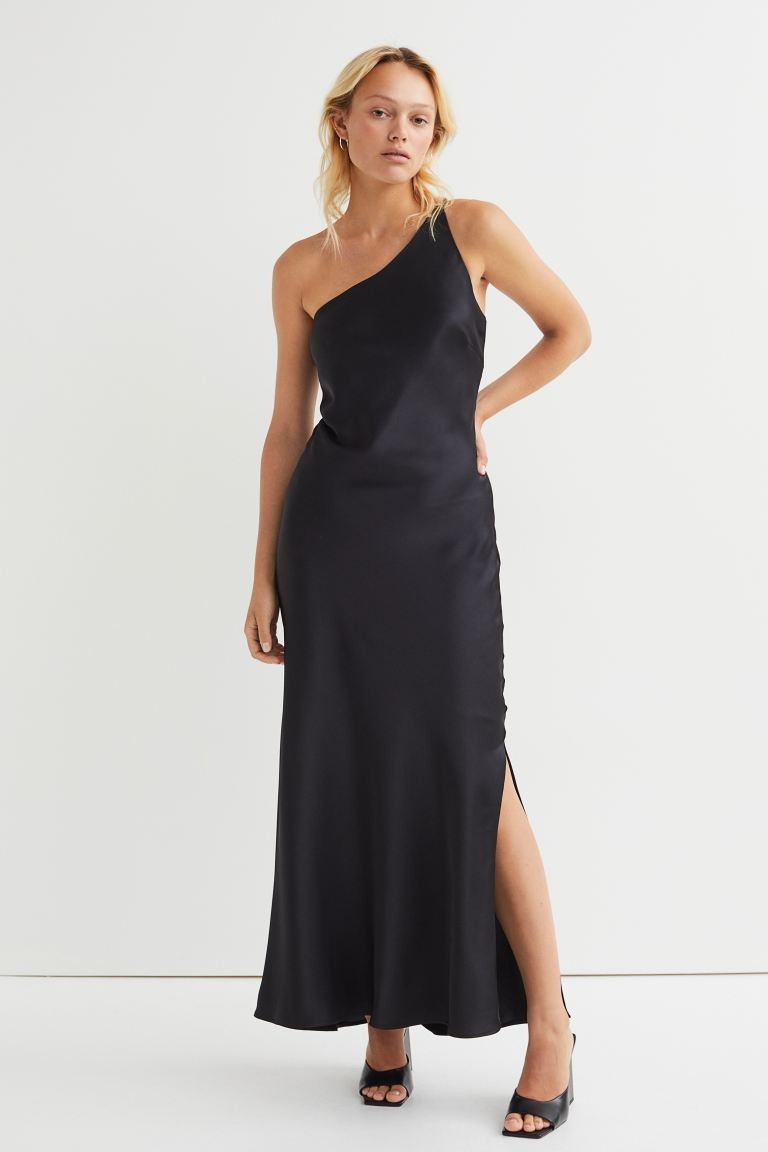 One-shoulder slip dress | H&M (UK, MY, IN, SG, PH, TW, HK)