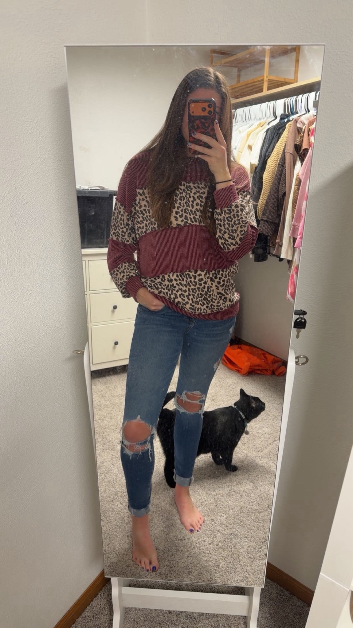 Comfy & casual Thanksgiving outfit! 🦃🤎 comfiest and cutest tortoise shell shirt from my local boutique! 👚 

#LTKSaleAlert #LTKootd #LTKCyberWeek
