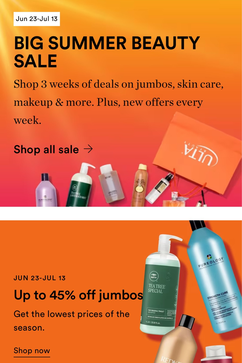 Big Summer Beauty Sale

#LTKSummerSales #LTKBeauty #LTKSaleAlert