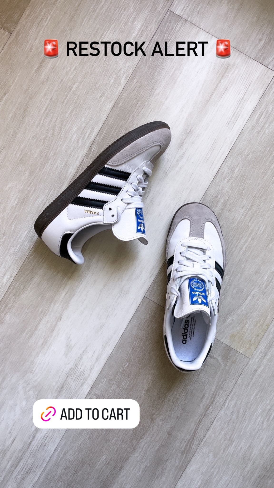 Restock alert 🚨 These Adidas Samba always sells out so fast! I found them in stock for you. Grab them while you can. Runs half size too big. 

Adidas Samba, white sneakers, neutral sneakers, back to school shoes, fall outfit, The Stylizt  



#LTKShoeCrush #LTKActive #LTKStyleTip