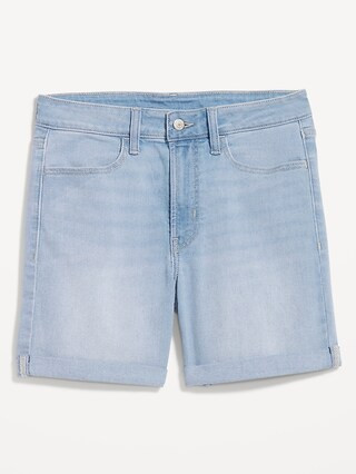 High-Waisted Wow Jean Shorts -- 5-inch inseam | Old Navy (US)