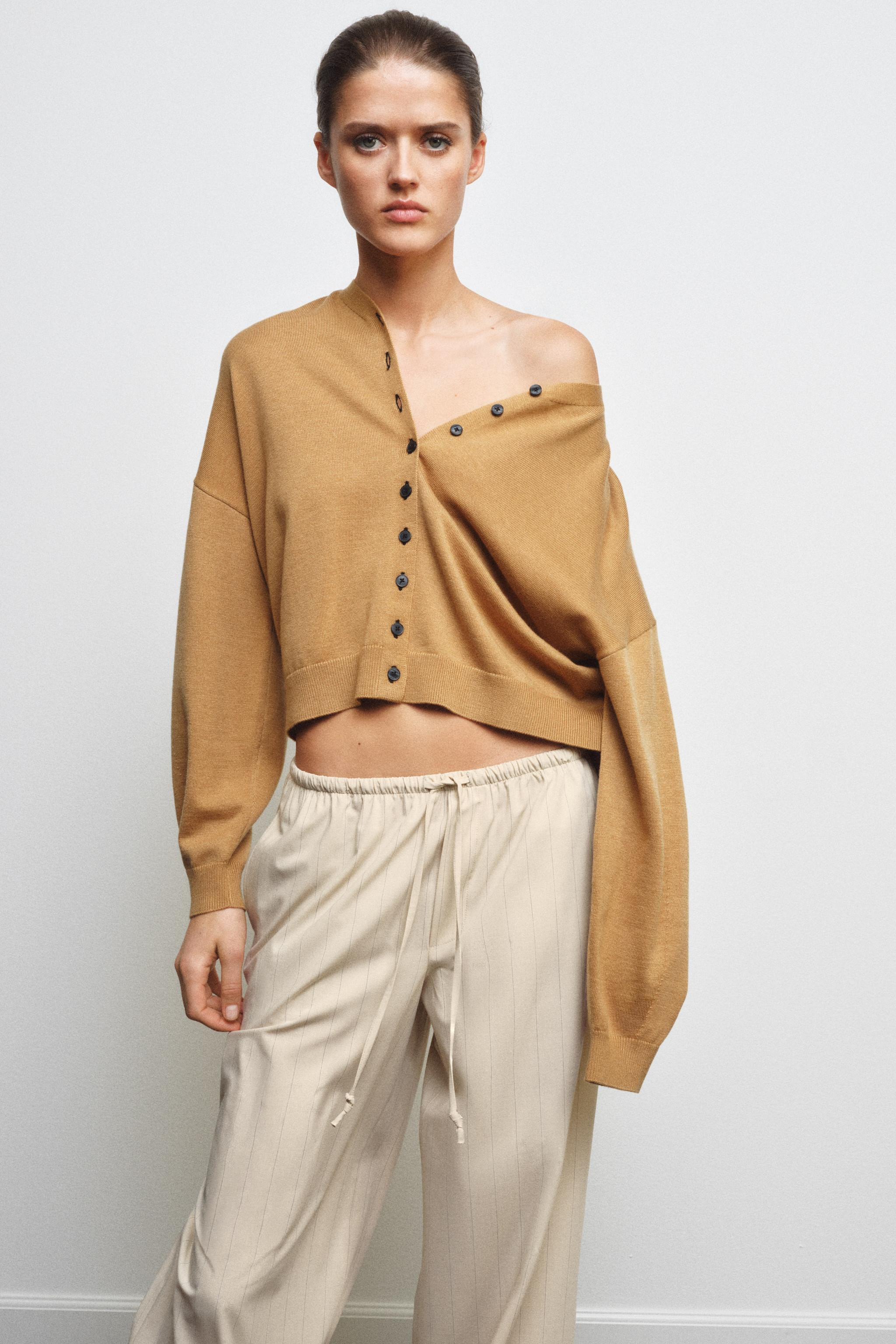 ZW COLLECTION STRIPED PYJAMA-STYLE TROUSERS | Zara UK