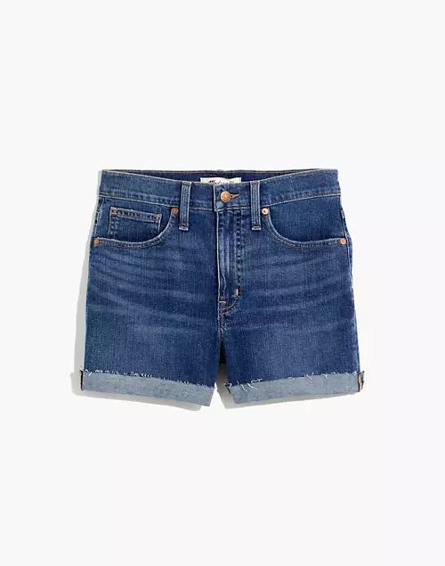 High-Rise Denim Shorts in Cheriton Wash | Madewell