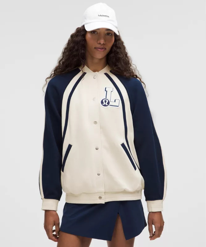 Scuba Oversized Collegiate Jacket   Graphic | lululemon (AU)