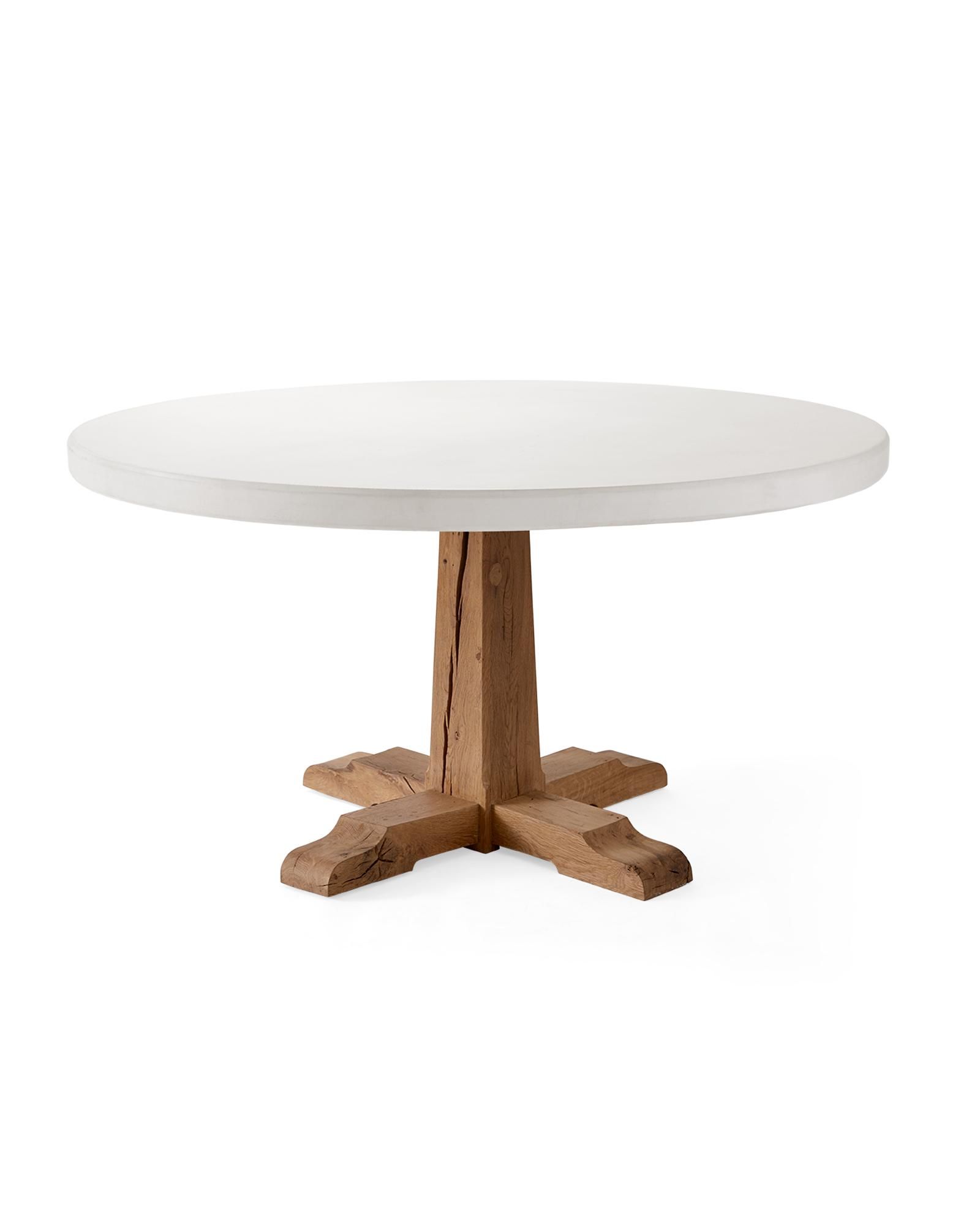 Bolinas Round Dining Table | Serena and Lily