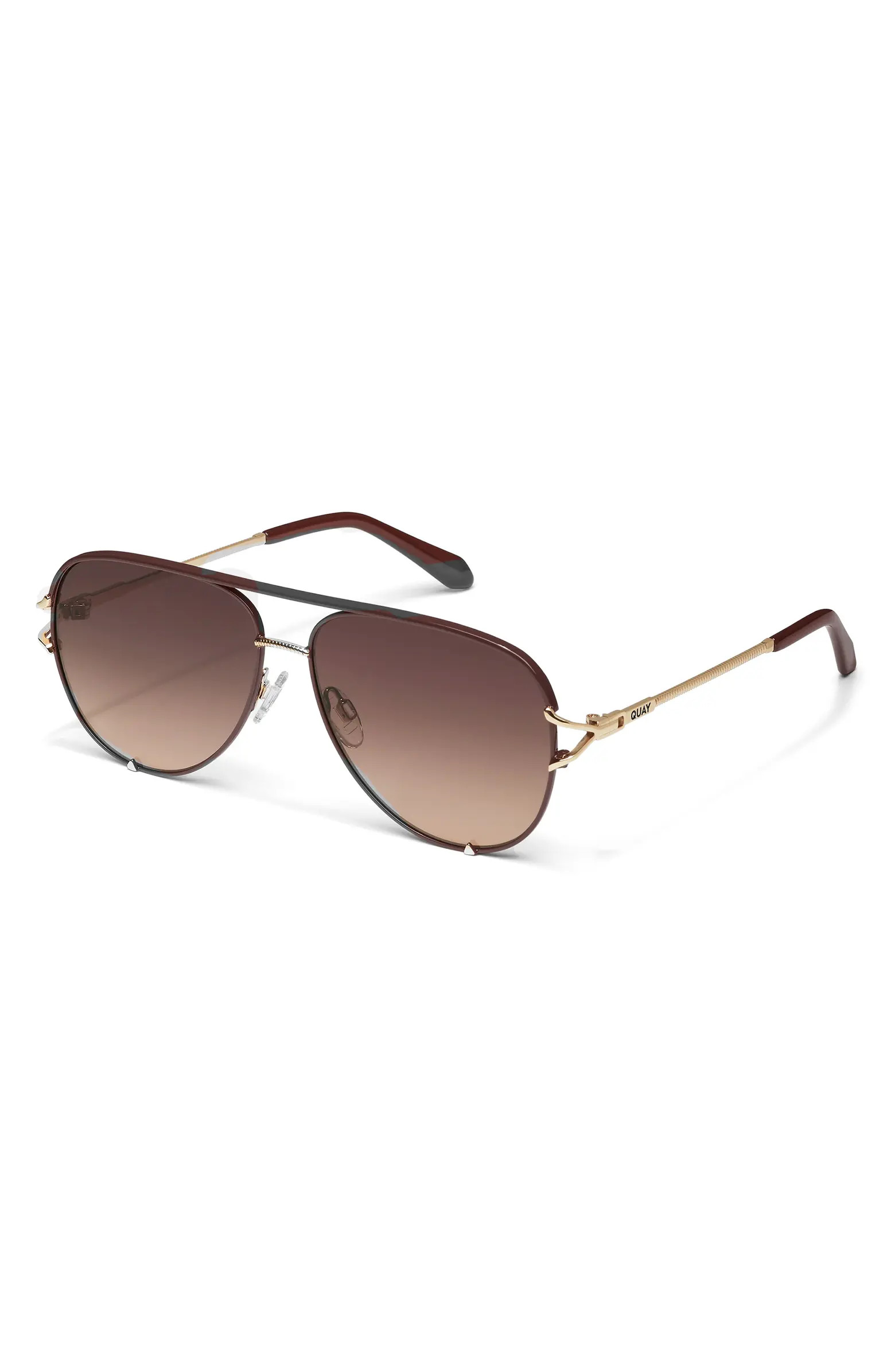 High Key Twist 60mm Gradient Aviator Sunglasses | Nordstrom