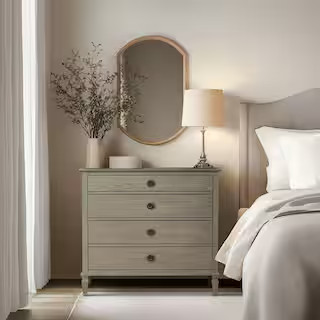 MADISON PARK Signature Victoria Reclaimed Grey 4-Drawer 40 in. Wide Chest of Drawers MPS137-0322 ... | The Home Depot