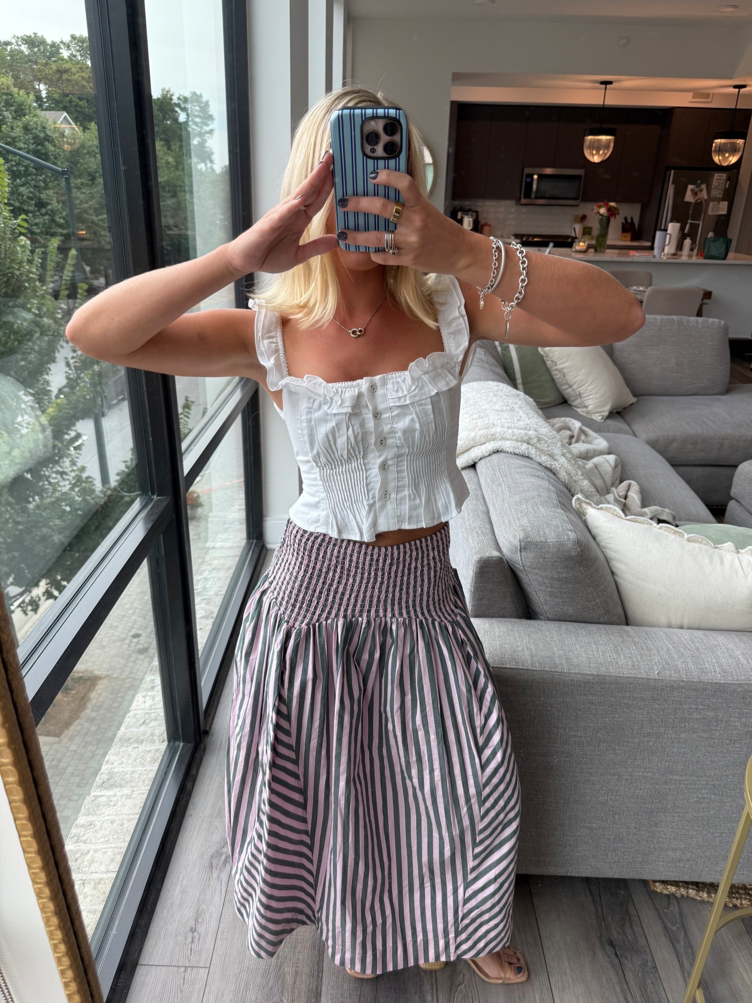 Top is a size 2 and skirt is XS! 

#LTKPetite #LTKStyleTip #LTKSeasonal