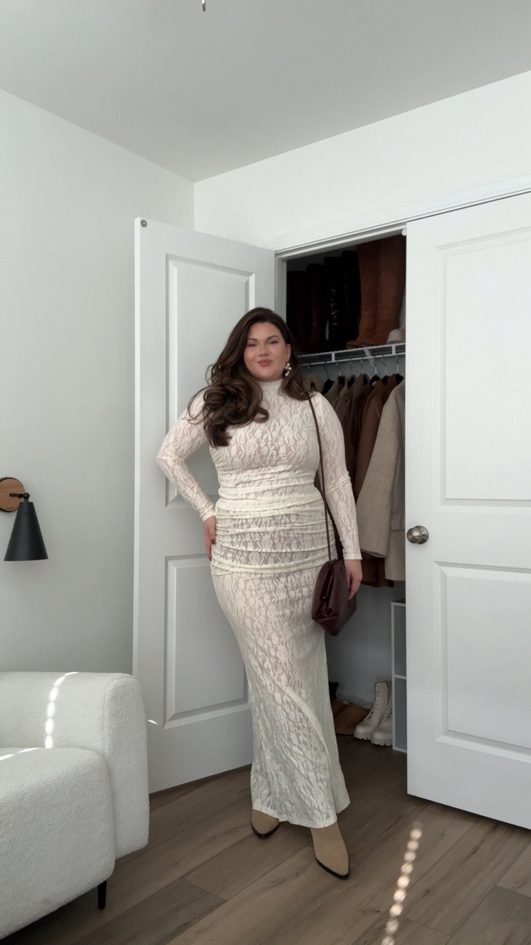 Super simple outfit that you can dress up or down for holiday festivities. 

Wearing a US 14 in the lace set. Beware the top is totally see through! I’m wearing a seamless neutral bra underneath and shapewear shorts and you can’t see them at all. Linking the exact shapewear ❤️

Also wearing the wide calf version of these boots (my calves are 17”, and these boots also come in standard and extra wide calf fits) 


#LTKSeasonal #LTKHoliday #LTKCyberWeek