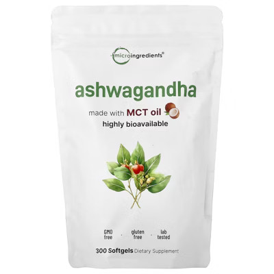 Micro Ingredients Ashwagandha, 300 Softgels | Target
