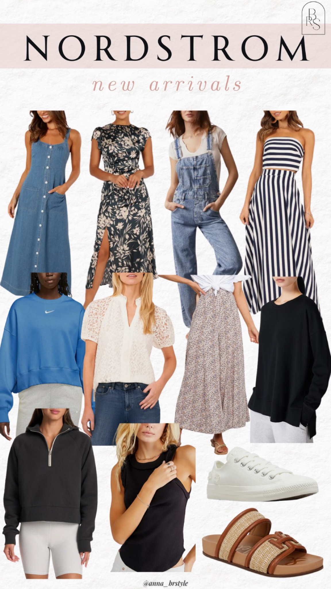 Nordstrom new arrivals, denim dress, denim overalls, nike sweatshirt, maxi skirt 

#LTKfindsunder100 #LTKfindsunder50