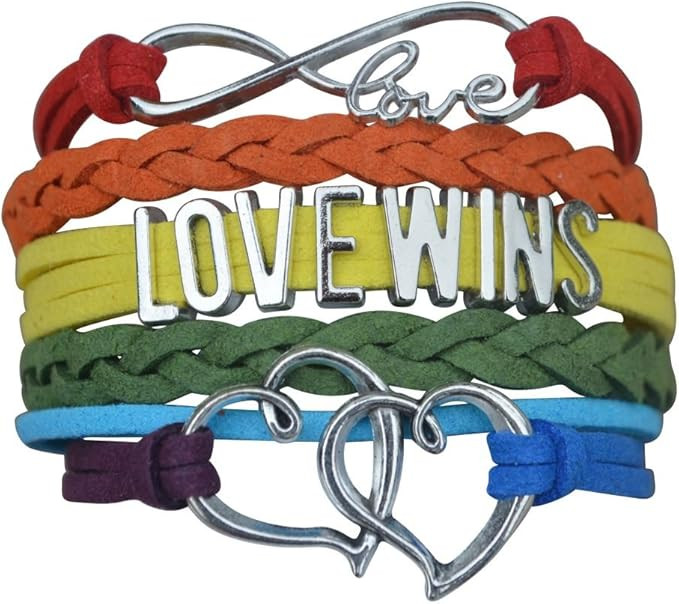 Infinity Collection Gay Pride Bracelet - LGBT Bracelet, Gay Pride Jewelry, Rainbow Pride Bracelet... | Amazon (US)