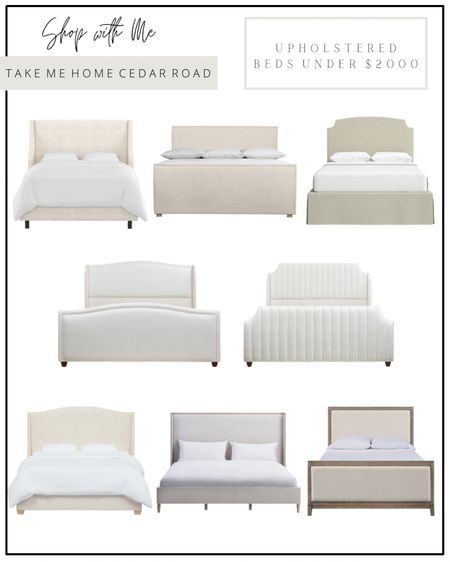 Favorite upholstered beds under $2000! So many beautiful options.

Bed, upholstered bed, neutral bed, wood bed, bedroom, wingback bed 

#LTKsalealert #LTKhome