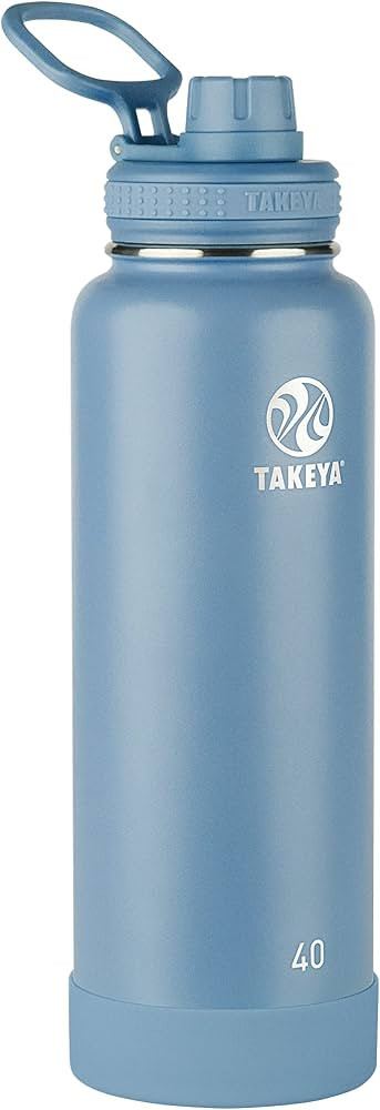 Takeya Actives 40 oz Vacuum Insulated Stainless Steel Water Bottle with Spout Lid, Premium Qualit... | Amazon (US)