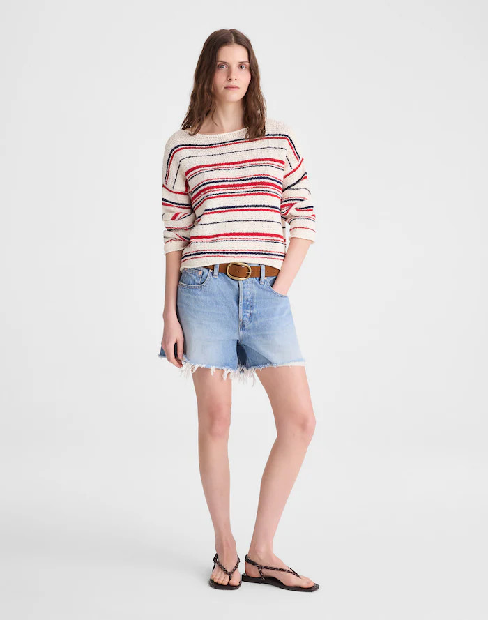 Boatneck Pullover Sweater | Madewell
