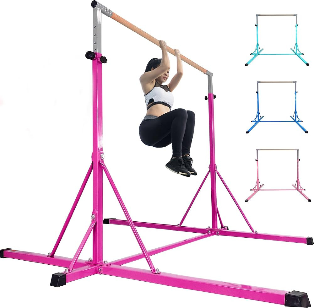 FC FUNCHEER Gymnastics bar for Kids Ages 5-20, Gymnastic Training bar-Height 35.4" to 59"/45" to ... | Amazon (US)