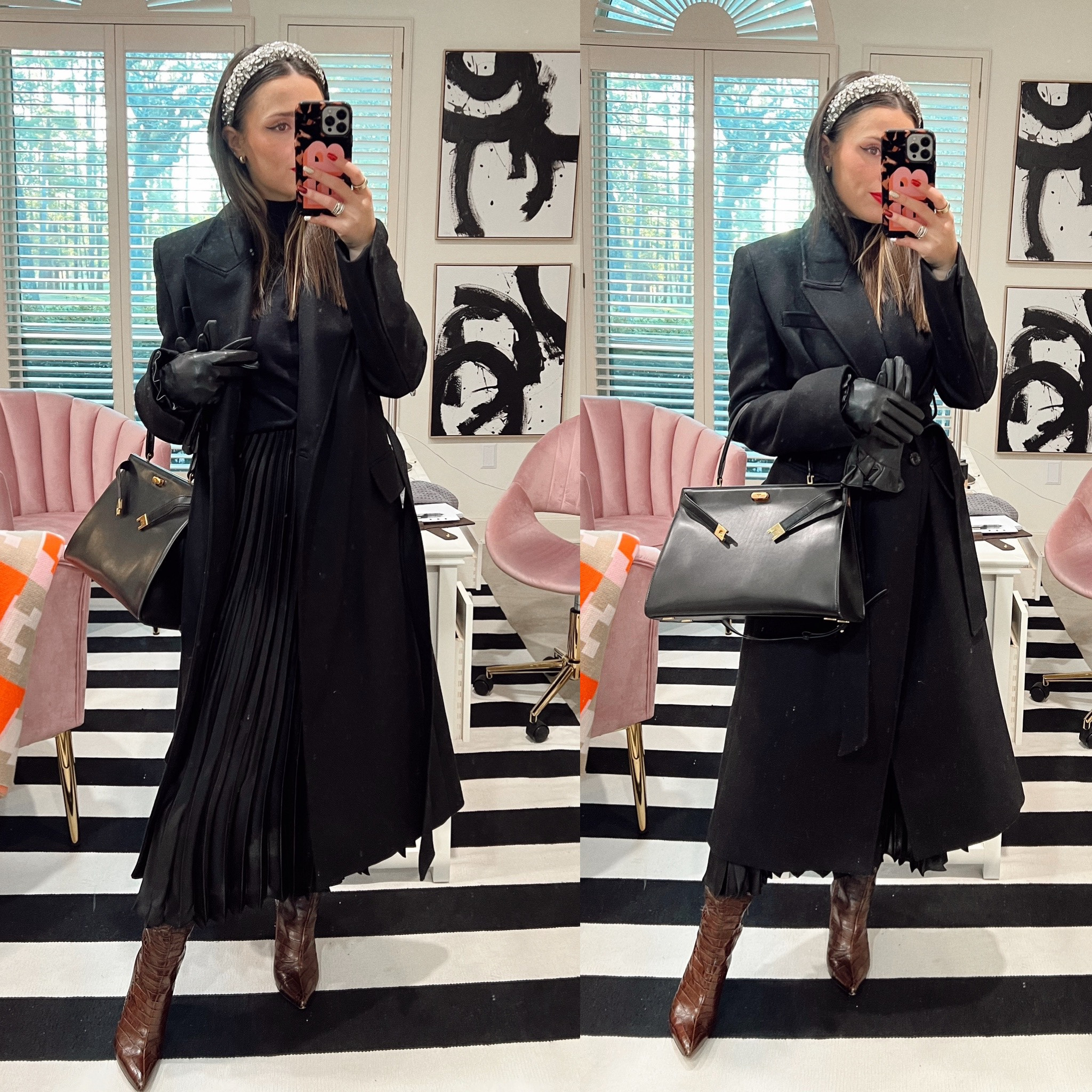 Christmas Eve eve church outfit and boy was it cold 😭🥶. 

#LTKSeasonal #LTKstyletip #LTKHoliday