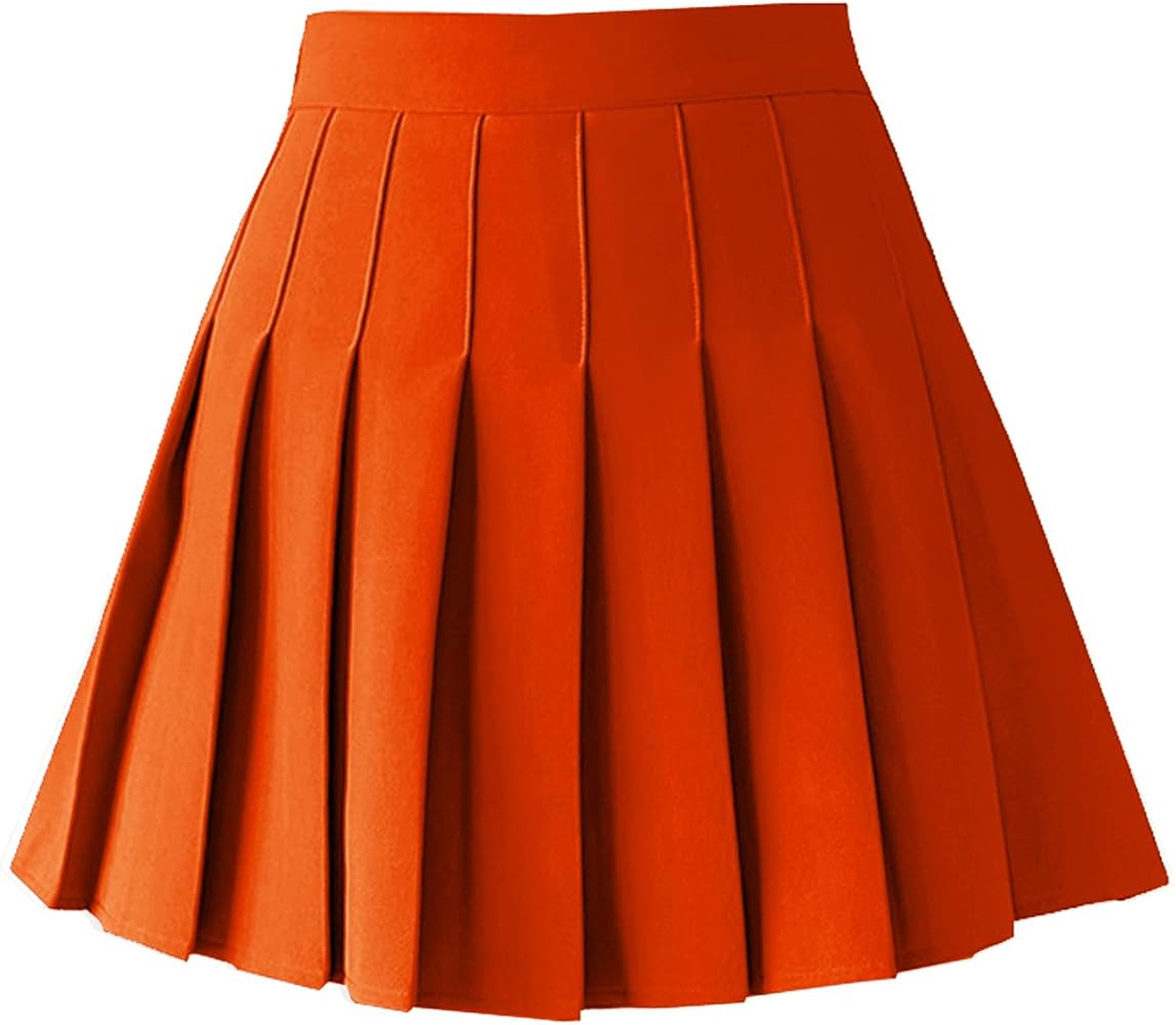 TONCHENGSD Women's High Waist Pleated Mini Skirt Skater Tennis Skirt | Amazon (US)