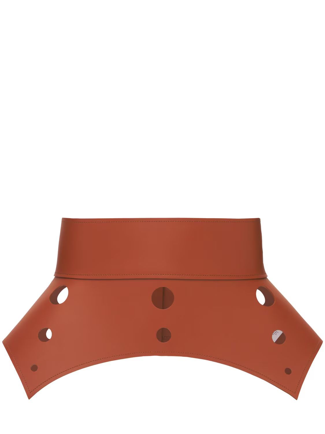 LOEWE - Leather cutout obi belt - Brown | Luisaviaroma | Luisaviaroma
