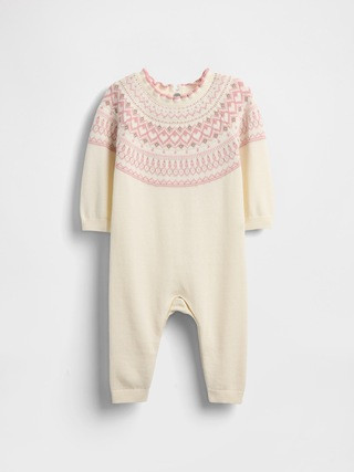 Baby Fair Isle Sweater One-Piece | Gap (US)