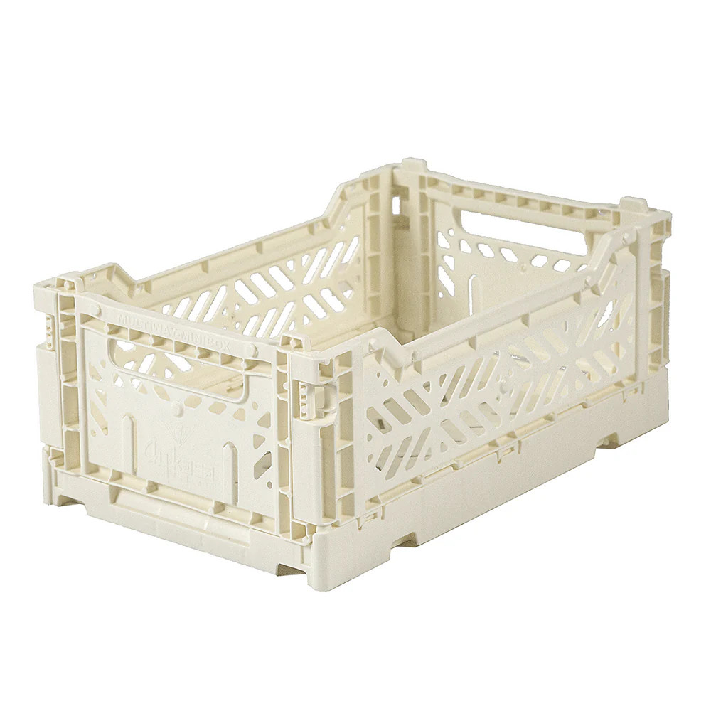 Folding Crate, Cream - 2 Size Options | Shop Sweet Lulu