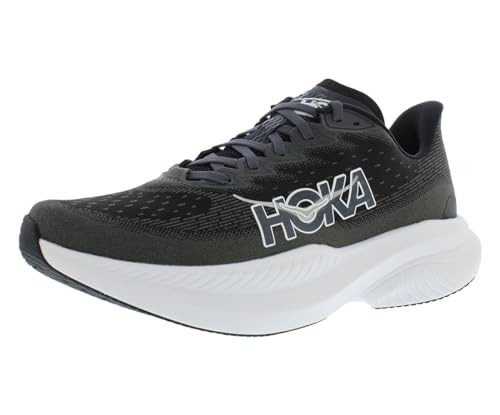 HOKA Mach 6 Mens Shoes Size 11.5, Color: Black/White | Amazon (US)