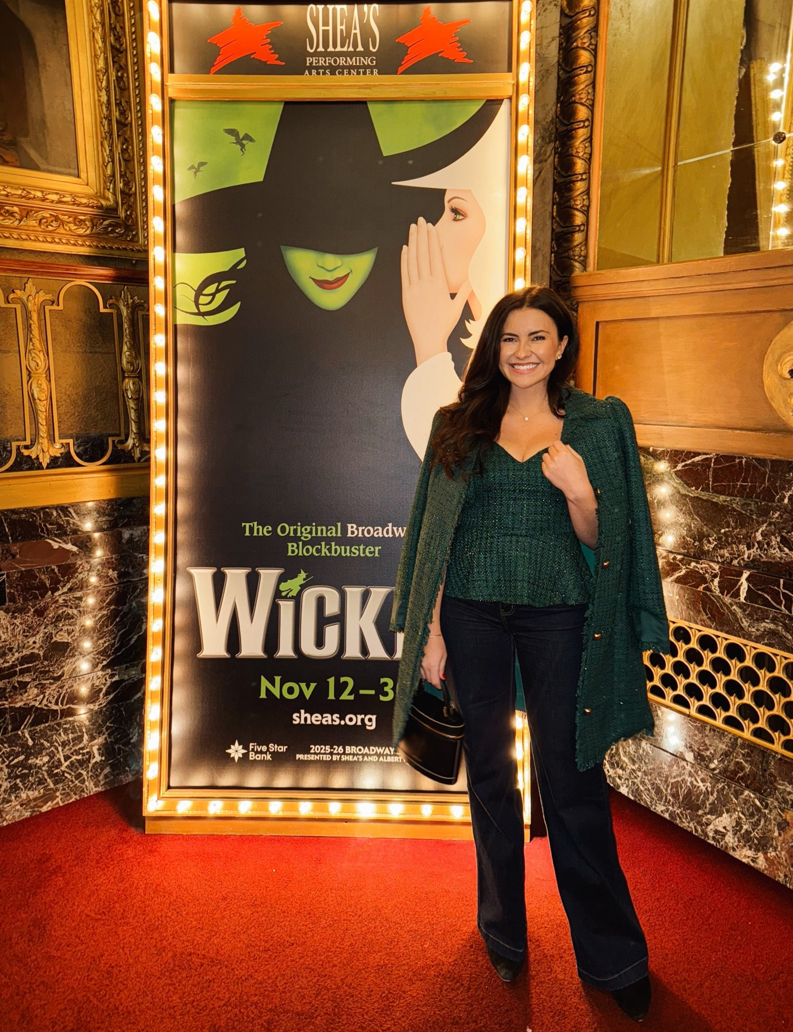 My first time seeing Wicked!!! 💕💚