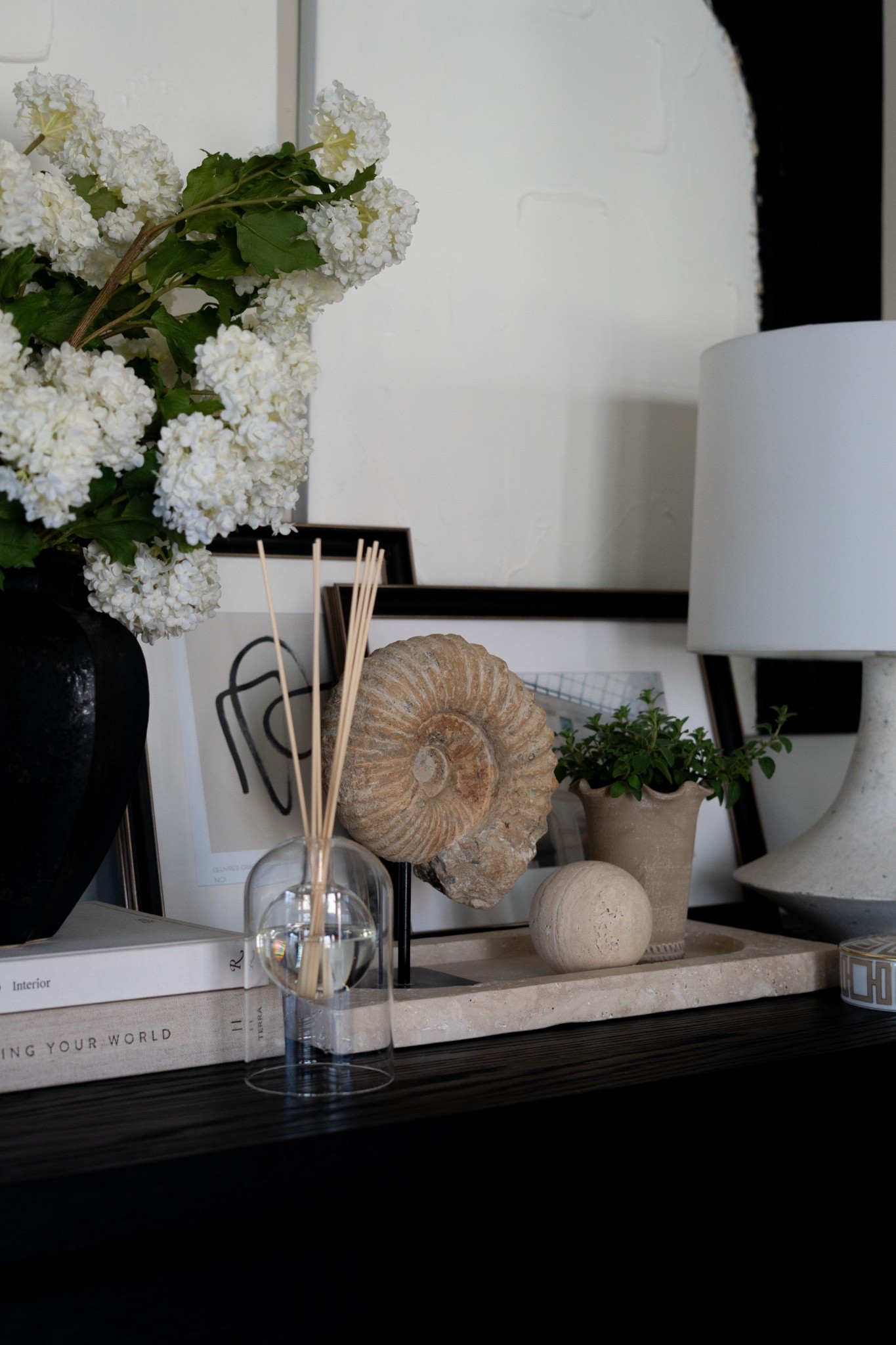 OMG! I love this dresser space so much! The hydrangeas, the diffuser, the ammonite all combine for the coziest of spaces!



#LTKSpringSale #LTKHome #LTKSeasonal