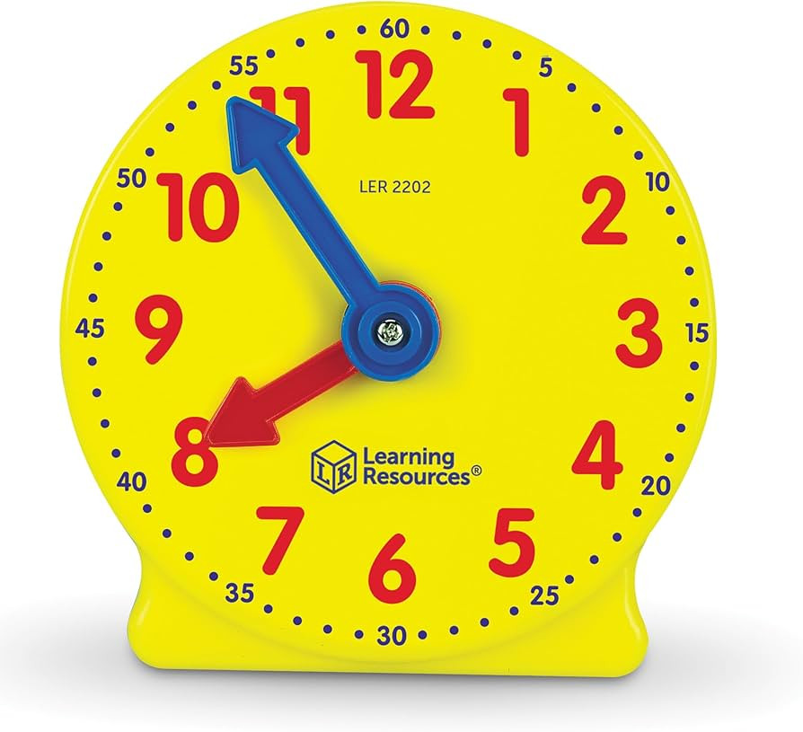Learning Resources Big Time Mini Clock, Teaching Clock, Classroom Accessories, Ages 5and UP | Amazon (US)