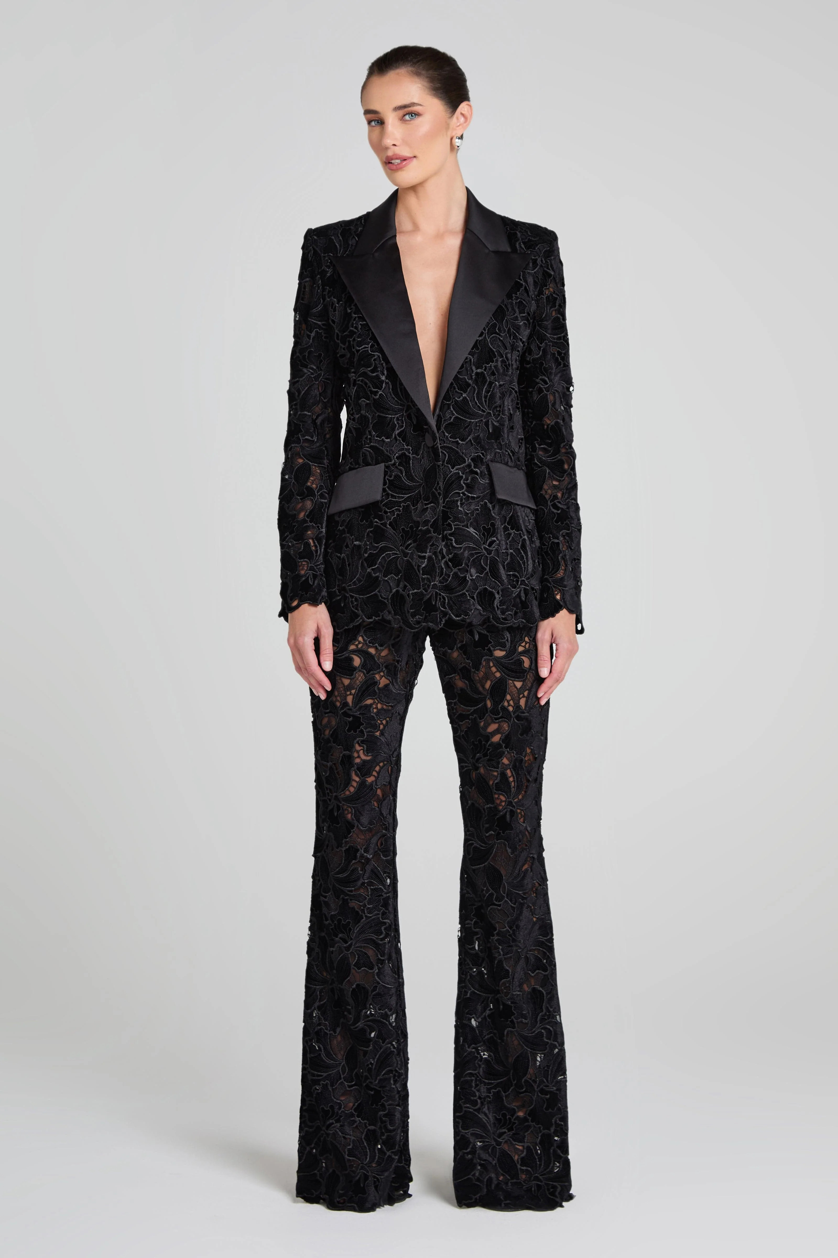 Valia Black Trousers | Nadine Merabi