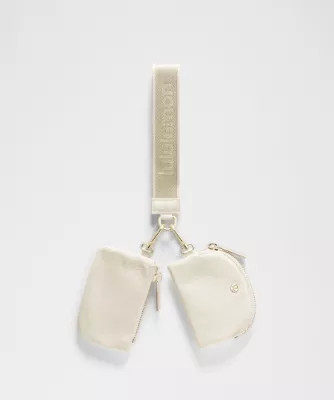 Dual Pouch Wristlet   Metallic Wordmark | lululemon (AU)