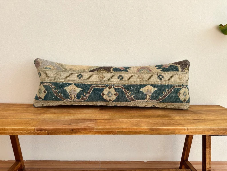 Kilim Pillow 35'' X 12'' Inches Cushion Cover - Etsy | Etsy (US)