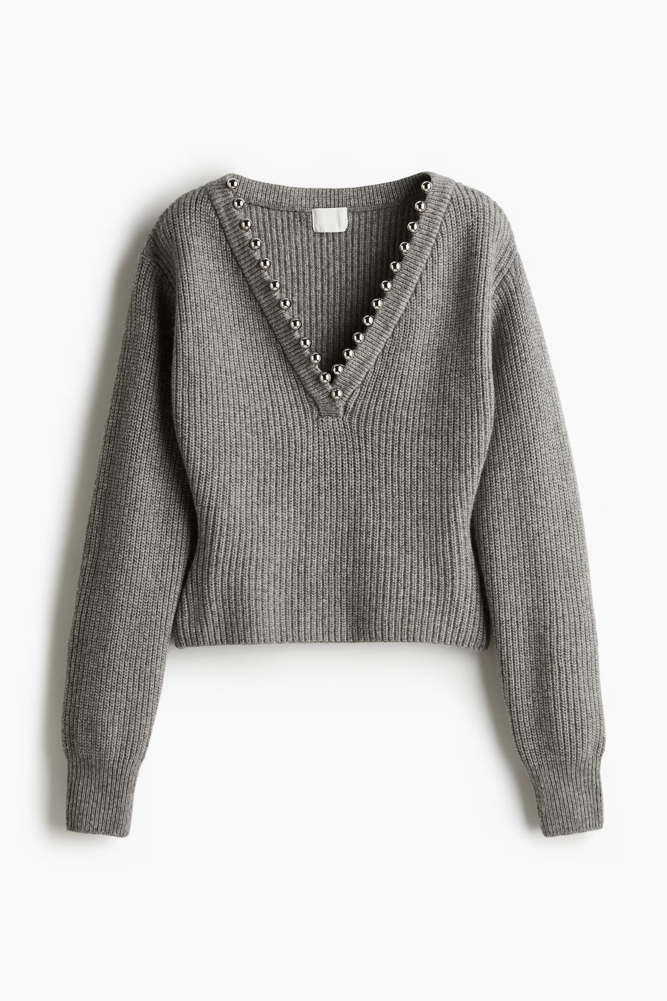 Pull avec perles fantaisie | H&M (FR, IT, ES, PT, BE)