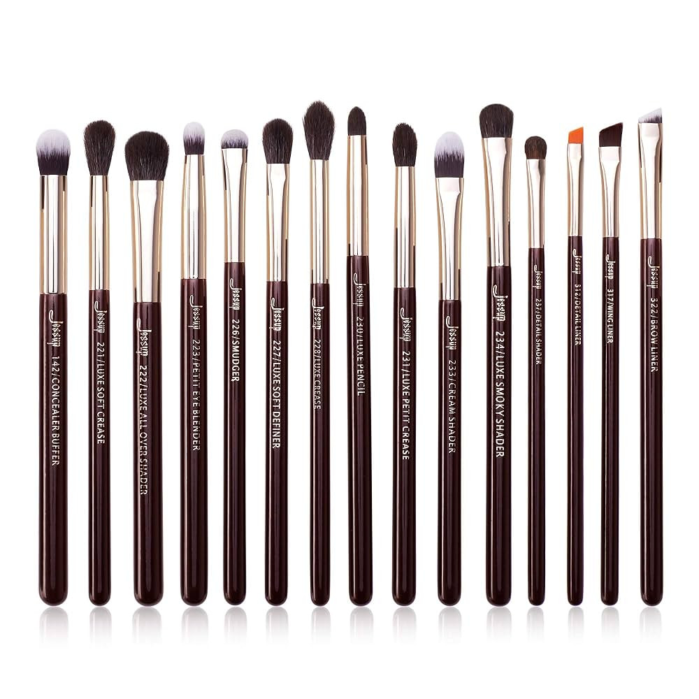 Jessup Eye Makeup Brushes Set Professional 15pcs for Eyeshadow Blending Concealer Eyebrow Liner, ... | Amazon (CA)