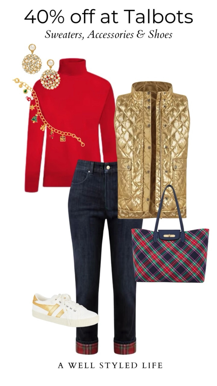 Holiday Outfit Inspiration

40% off sweaters, accessories and shoes at Talbots


#Fashionover50 #LTKOver50Style #fashion #womensfashion #fallfashion #falloutfit #winterfashion #winteroutfit #talbots #holidayfashion #holidayoutfit #holidaysparkle #turtleneck #turtlenecksweater #quiltedvest

#LTKHoliday #LTKStyleTip #LTKSaleAlert