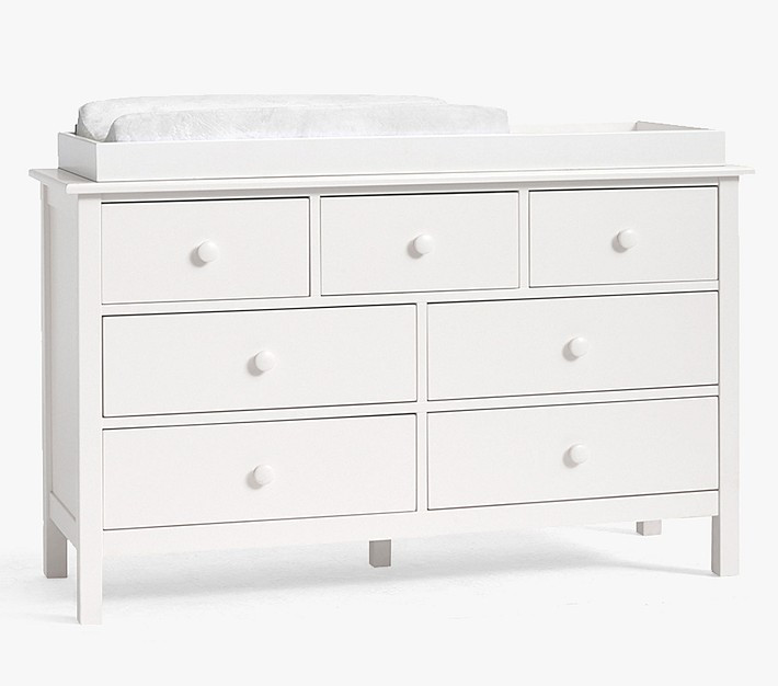 Kendall Extra-Wide Nursery Dresser & Topper Set | Pottery Barn Kids
