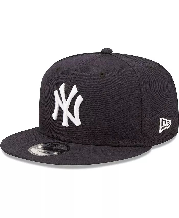 Men's Navy New York Yankees Primary Logo 9FIFTY Snapback Hat | Macy's