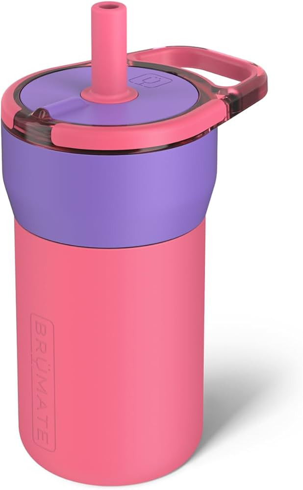 BrüMate Leap 12oz 100% Leakproof Kids Tumbler with Handle and Silicone Soft Straw | Drop Resista... | Amazon (US)