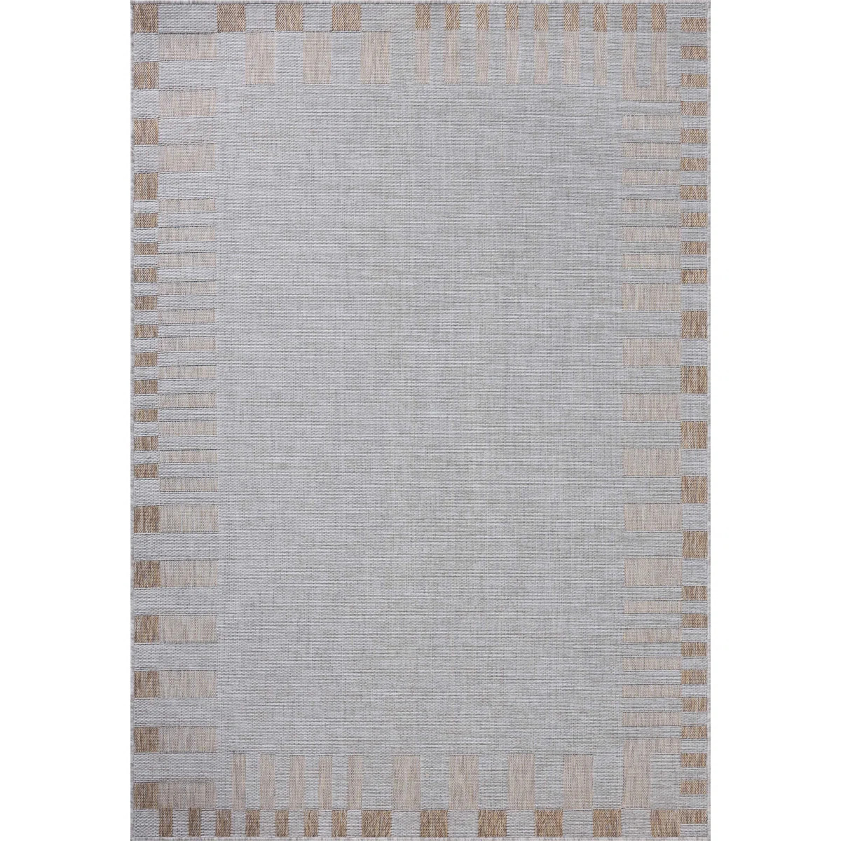 Amber Lewis x Loloi Indoor / Outdoor Topanga Silver / Natural Area Rug | Wayfair North America