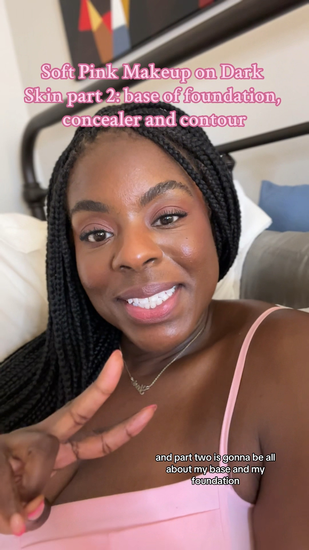 TikTok soft pink makeup part 2: base of foundation, concealer and contour 

#LTKBeauty