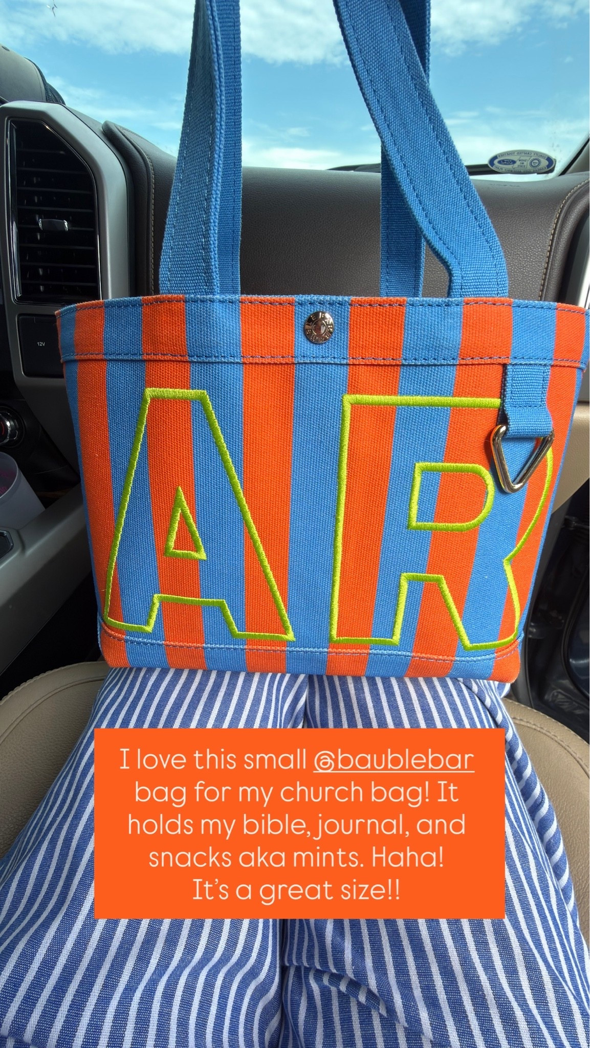My favorite church bag. Size small.