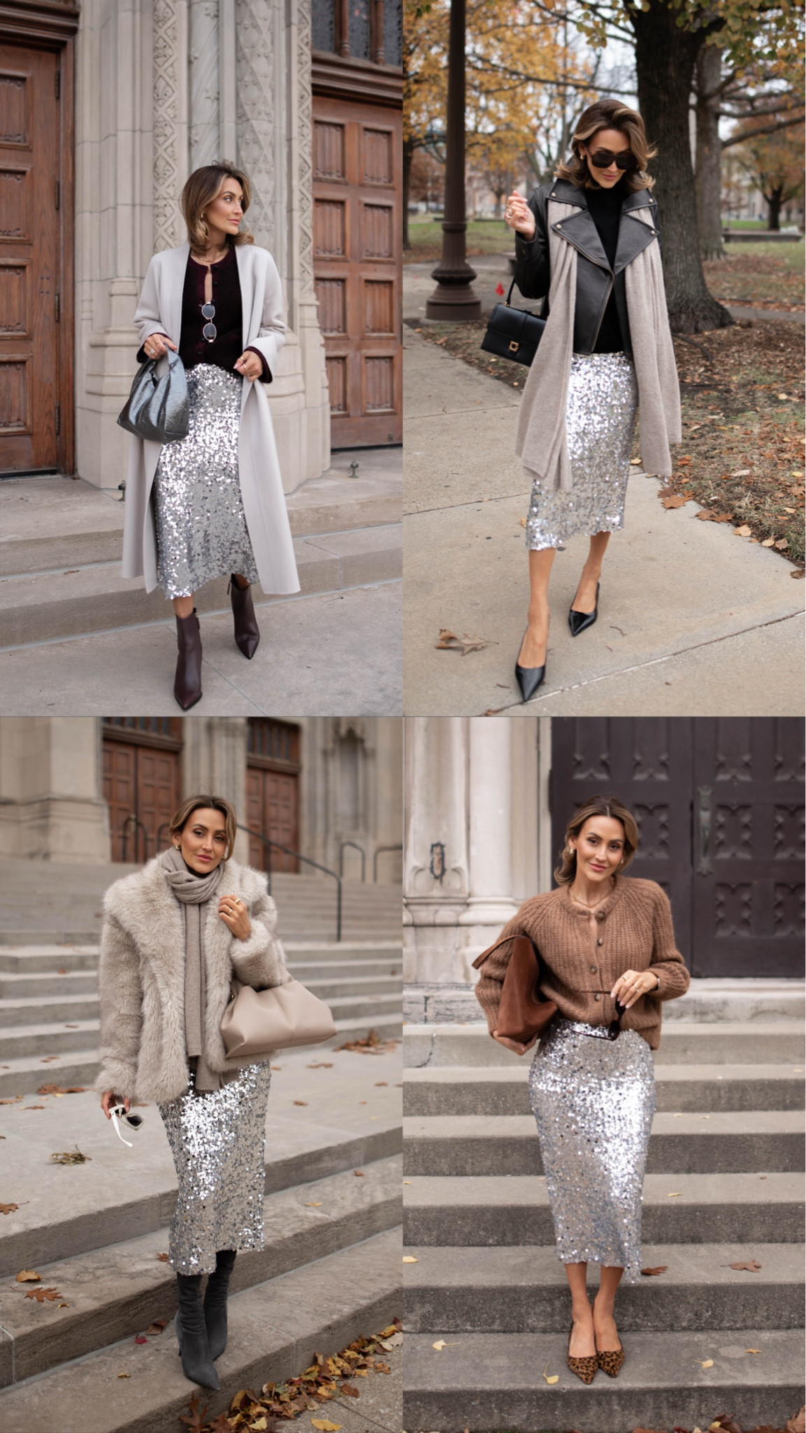 How to style a sequin skirt for the holidays ✨🪩 for sizing and info on each outfit see the individual post here in my LTK shop! 

#LTKHoliday #LTKStyleTip #LTKCyberWeek
