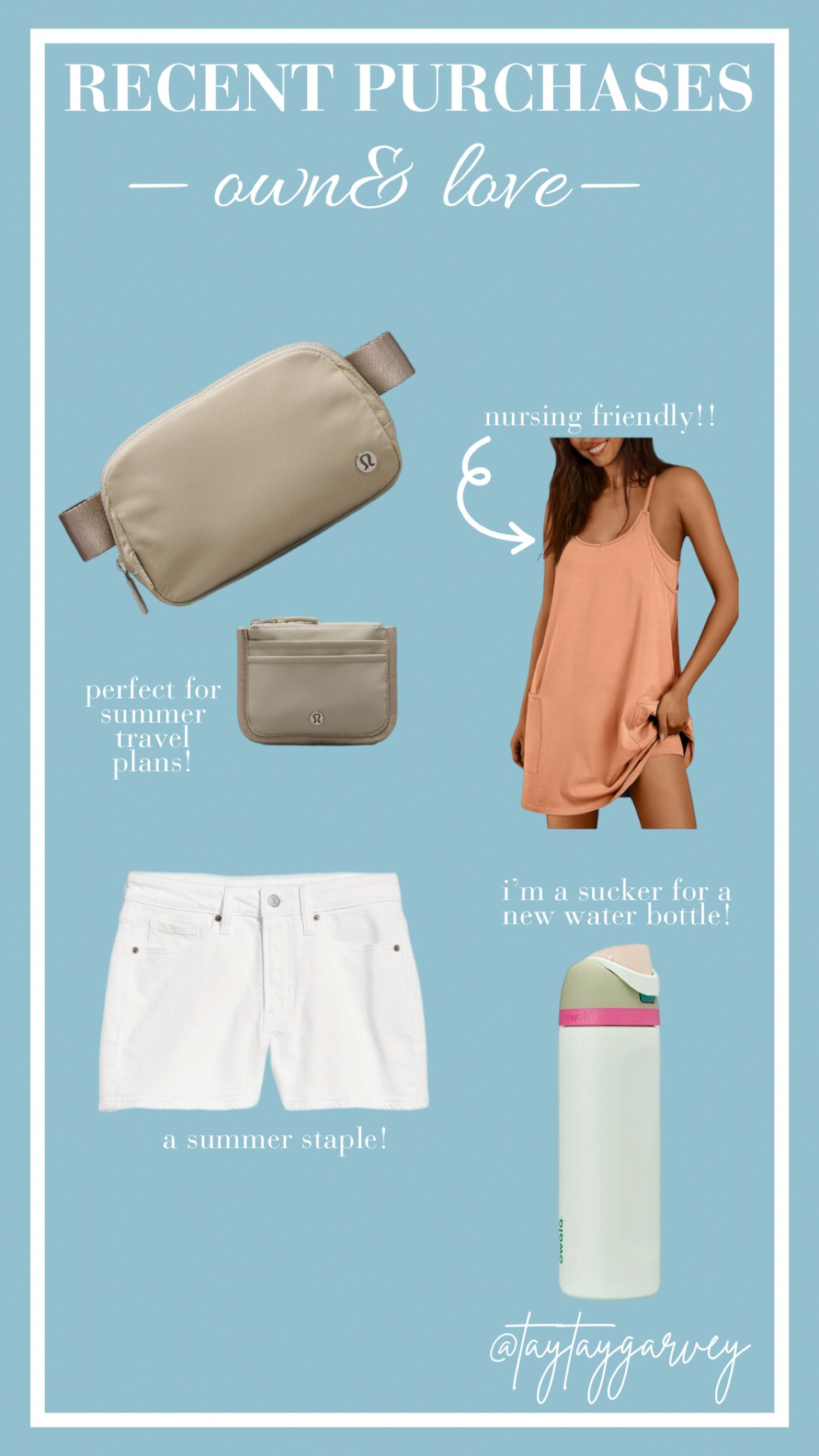 Recent buys i’m loving!! All great for summer! 

#LTKActive #LTKGiftGuide #LTKfindsunder50