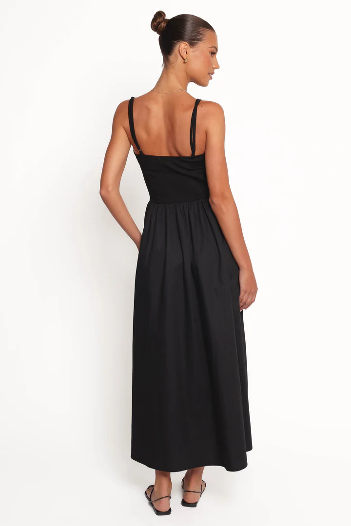 Jacinta Maxi Dress - Black | Petal & Pup (US)