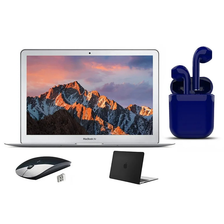 Restored Apple MacBook Air 11.6-inch Intel Core i5 128GB SSD 4GB RAM Bundle: USA Essentials Bluet... | Walmart (US)