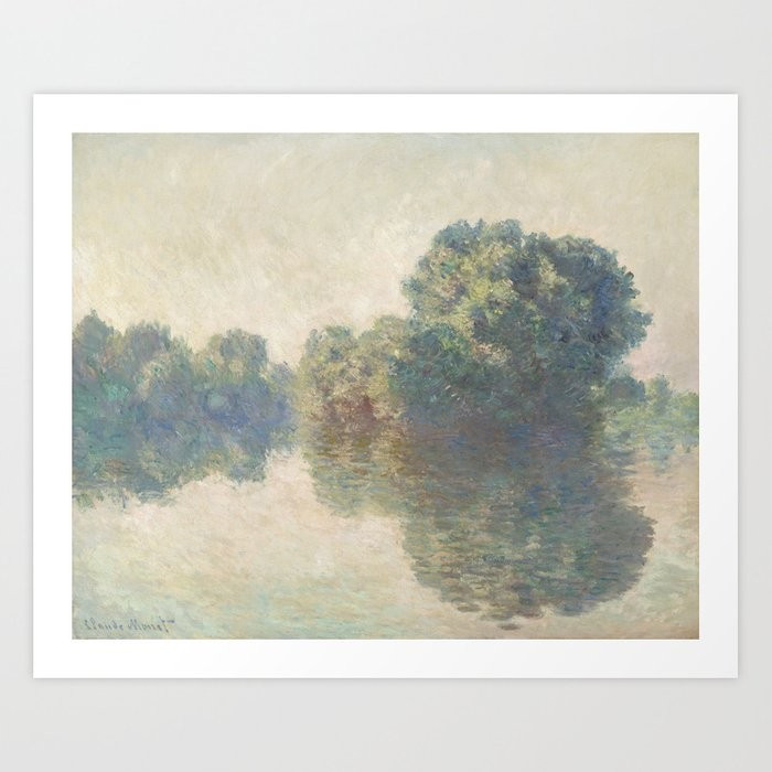 The Seine at Giverny Art Print | Society6
