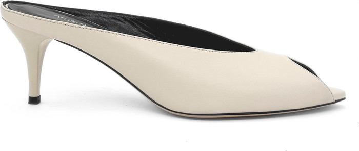 Amie Rafa Audrey Peeptoe Leather Mule | Nordstrom | Nordstrom