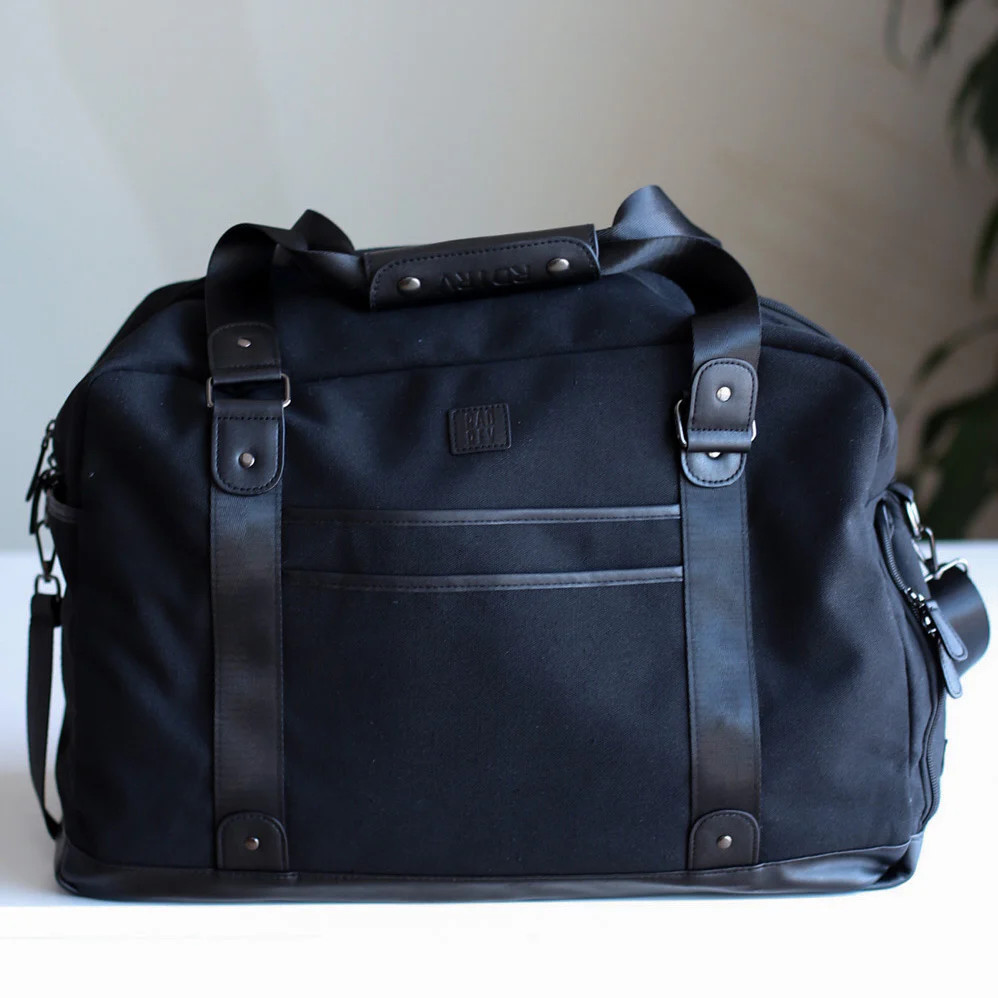Weekender Duffle in Black | Rad Revolution