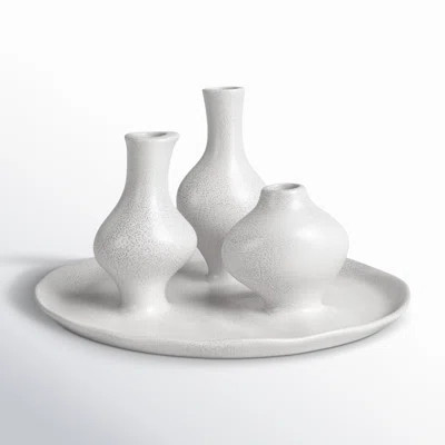 6.25" Ceramic Table Top Candelabra | Wayfair North America