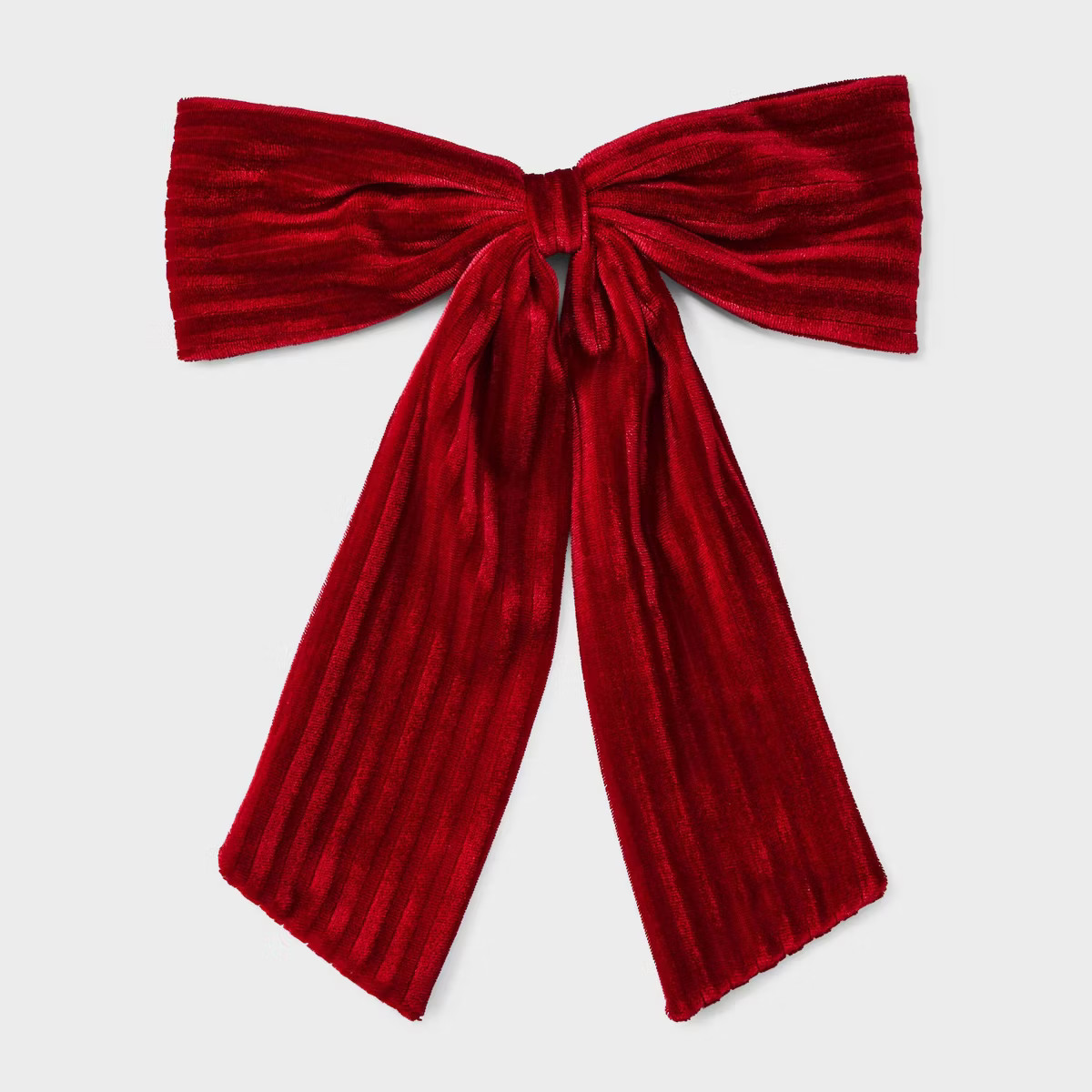 Girls' Holiday Velvet Bow Barrette - Cat & Jack™ Red | Target